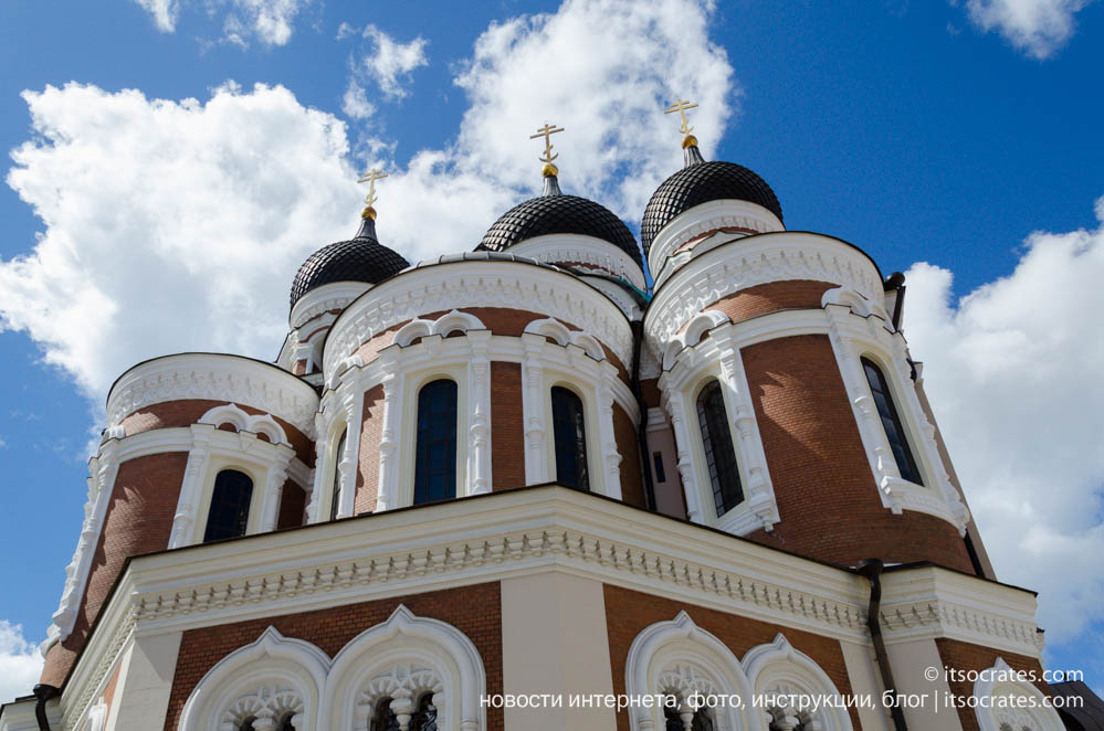 Фото Таллина - собор Александра Невского в старом городе