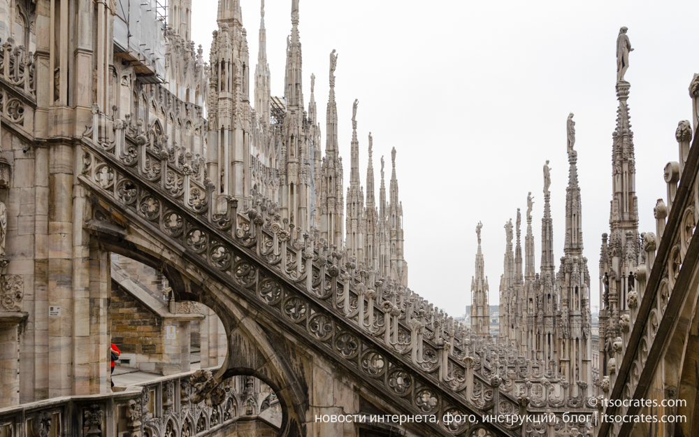 Миланский кафедральный собор Дуомо, фотографии собора из путешествия по Италии