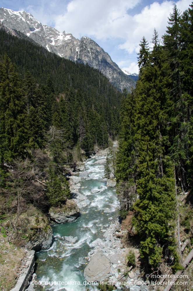 Река аманауз в домбае фото