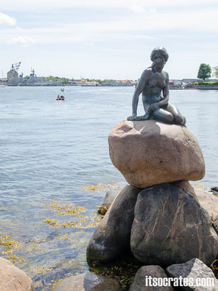 Достопримечательности Копенгагена, Дания - статуя русалочки 